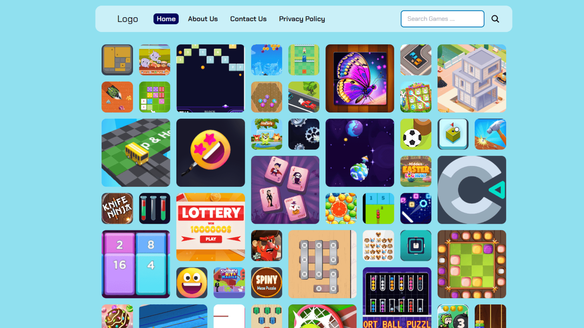 Online Gaming Website